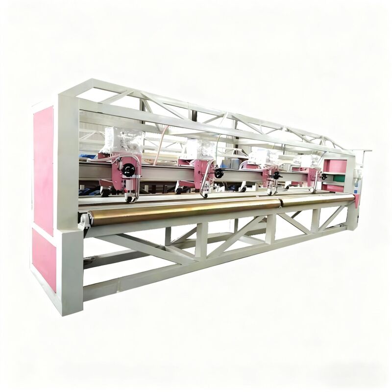 Plastic Tarpaulin Welding Machine Multi Head PVC Structure Continuous Tarpaulin Making 100m Min